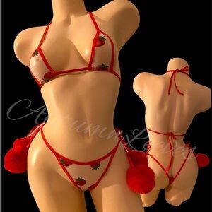 Exotic Dancewear- Strawberry